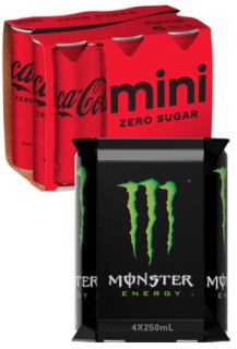 Coca-Cola+Range+6+X+250mL+Cans+or+Monster+Energy+Range+4+X+250mL+Cans