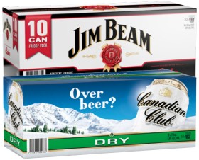Jim-Beam-Cola-48-or-Canadian-Club-Dry-or-Soda-Lime-48-10-X-330mL-Cans on sale
