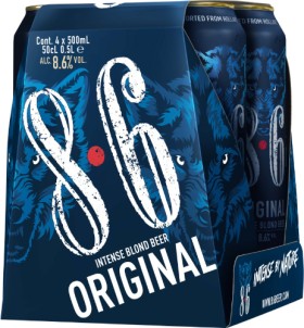 Bavaria-Holland-86-Original-4-X-500mL-Cans on sale