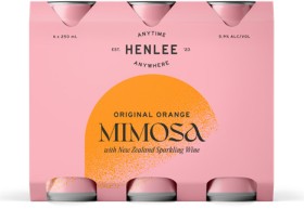 Henlee+Original+Orange+Mimosa+6+X+250mL+Cans