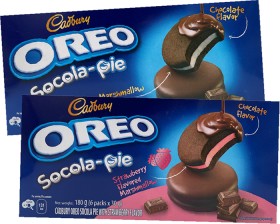 Cadbury-Oreo-Socola-Pie-6-Pack-180g on sale