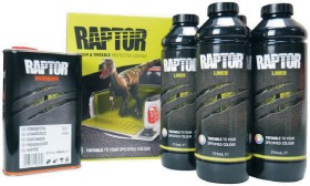 15-off-Raptor-Tough-Protective-Coating-4-Bottle-Kits on sale