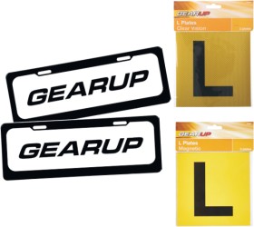 25-off-Gear-Up-L-Plates-Number-Plate-Protector on sale