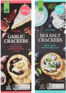 Woolworths-Crackers-170-185g on sale