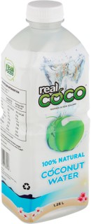 Real+Coco+100%25+Natural+Coconut+Water+1.25L