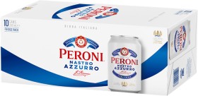 Peroni+Nastro+Azzurro+Cans+10+Pack