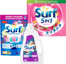 Surf+Laundry+Powder+3kg%2C+Laundry+Liquid+2L+or+Laundry+Capsules+30s