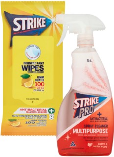 Strike+Pro+Cleaning+Wipes+50%2F100+Pack+or+Strike+Pro+Cleaning+Triggers+750ml