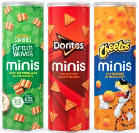 NEW+Doritos%2C+Grain+Waves+or+Cheetos+Minis+90-150g
