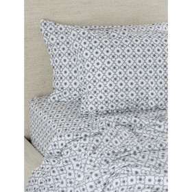 Hush-100-Cotton-Printed-Flannelette-Flat-or-Fitted-Sheets-or-Pillowcase-Pair-Tile on sale