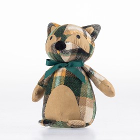 Home-Co-Gabby-Check-Cat-Door-Stop on sale