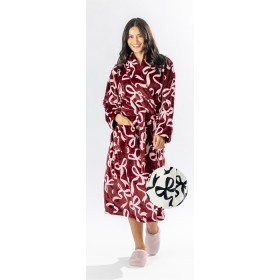 Amparo+Endless+Bows+Bathrobe+Cranberry