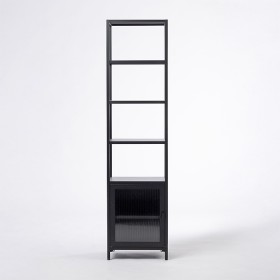 Design+Republique+Fluted+Glass+Tall+Cabinet+With+Shelves