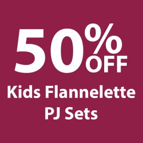 50%25+off+Kids+Flannelette+PJ+Sets