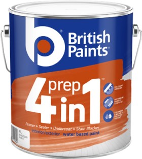 British-Paints-4L-4-In-1-Primer-Sealer-Undercoat-Stain-Blocker on sale