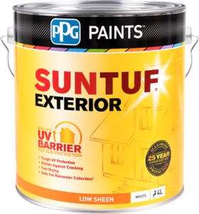 PPG+Paints+4L+%26lsquo%3BSuntuf%26rsquo%3B+Exterior+Paint