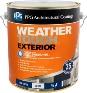 PPG-Paints-4L-Weather-Tough-Exterior-Paint on sale