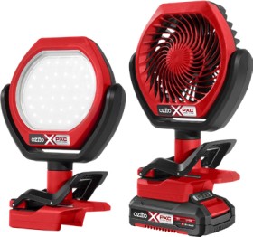 Ozito-PXC-Compact-Fan-Light-Kit on sale