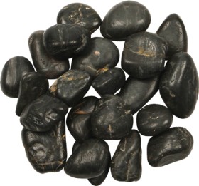 Tuscan+Path+15kg+Polished+Black+Pebbles