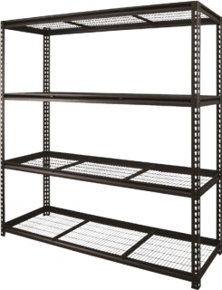 Pinnacle+4+Tier+Heavy+Duty+Shelving+Unit
