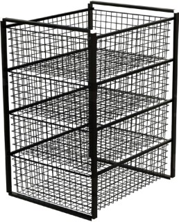 Flexi+Storage+Home+Solutions+4+Wire+Baskets+%26amp%3B+Frame+Kit