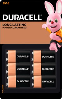 Duracell-9V-Batteries-Pack-of-6 on sale