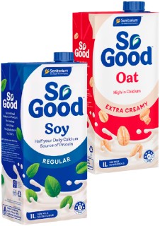 Sanitarium+So+Good+Oat+or+Soy+Milk+1L