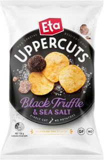NEW-Eta-Uppercuts-Black-Truffle-Sea-Salt-Potato-Chips-130g on sale