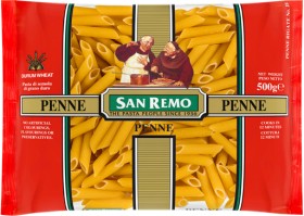 San-Remo-Pasta-Penne-No-18-500g on sale