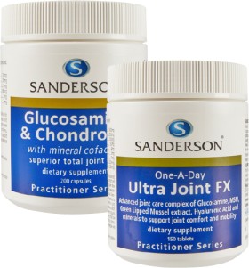 Sanderson-Ultra-Joint-FX-Tablets-150s-or-Glucosamine-Chondroitin-200s on sale