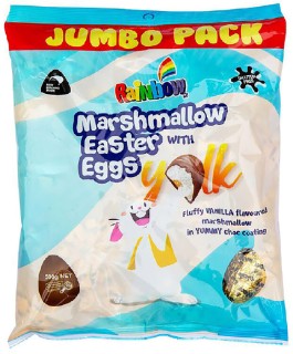 Rainbow+Marshmallow+Foiled+Eggs+500g
