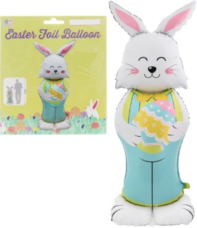 50%25+off+Original+Price+Easter+Bunny+Foil+Balloon+120cm