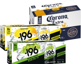 196-Range-6-10-x-330mL-Cans-or-Corona-Extra-12-x-330mL-Cans on sale