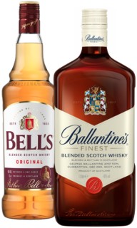 Bell%26rsquo%3Bs+Blended+Scotch+Whisky+1L+or+Ballantine%26rsquo%3Bs+Finest+Blended+Scotch+Whisky+1L