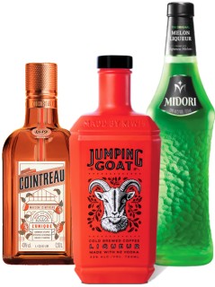 Cointreau+Liqueur+500mL%2C+Jumping+Goat+Cold+Brewed+Coffee+Vodka+or+Whisky+Liqueur+700mL+or+Suntory+Midori+Melon+1L