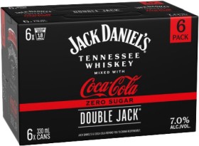 Jack+Daniel%26rsquo%3Bs+Double+Jack+%26amp%3B+Coca-Cola+Zero+7%25+6+x+330mL+Cans
