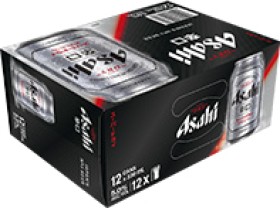 Asahi-Super-Dry-12-x-330mL-Cans on sale