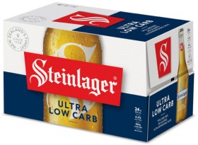 Steinlager-Ultra-Low-Carb-24-x-330mL-Bottles on sale