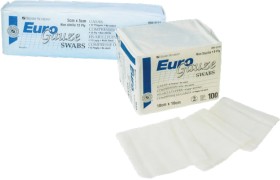 NEW-Henry-Schein-Eurogauze-Swabs-Non-Sterile-100pk on sale
