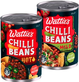 Watties-Chilli-Beans-420g on sale