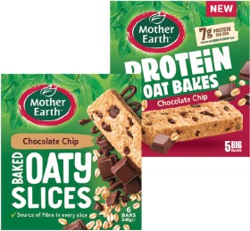 Mother+Earth+Baked+Oaty+Slices+240g+or+Protein+Oat+Bakes+200g