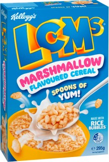 NEW-Kelloggs-LCMs-Marshmallow-Cereal-295g on sale