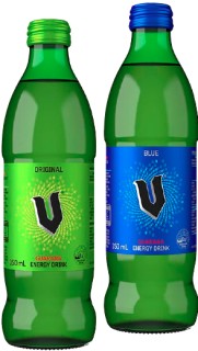V+Energy+Drink+Glass+Bottles+350ml