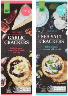 Woolworths-Crackers-170-185g on sale
