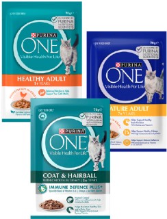 Purina-One-Chicken-Cat-Food-Pouches-70g on sale
