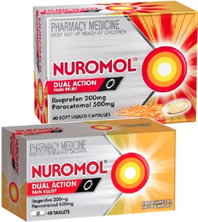 Nuromol-Tablets-48s-or-Nuromol-Liquid-Capsules-40s on sale