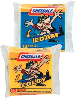 Chesdale-Cheese-Slices-250g on sale