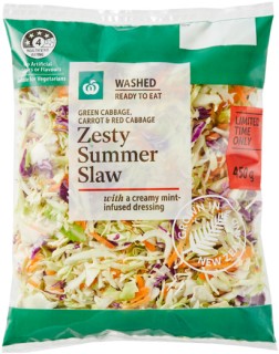 Woolworths-Zesty-Slaw-450g on sale