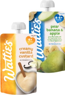Wattie%26rsquo%3Bs+Baby+Food+Pouch+120g