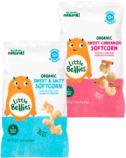 Little+Bellies+Organic+Baby+Snacks+Sweet+Softcorn+4x8g